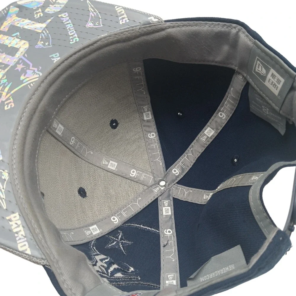 New‎ England Patriots 59 Fifty Snap Back Super Bowl 51 Patch Cap Hologram Hat